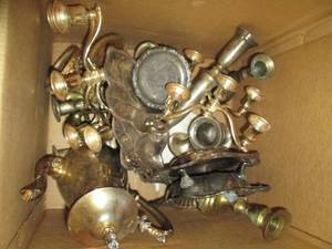 lot 428 image: Lot of Home Dcor Silver Plated It...