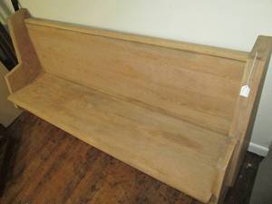 lot 433 image: Church Pew 66X 20X 34 See Pho...