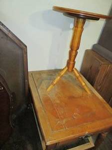 lot 444 image: End Table 29 X 21 X 22 & Side ...