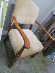 lot 452 image: Vintage Side Chair See Photos Wa...