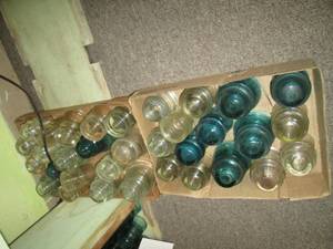 lot 487 image: (2) Boxes of Insulators See Photos...