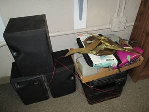 lot 505 image: All Items Pictured JVC Stereo With ...