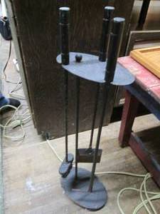 lot 25 image: Vintage Fireplace Set See Photos...