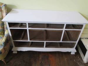 lot 55 image: Wood Dresser Without Drawers 56 X ...
