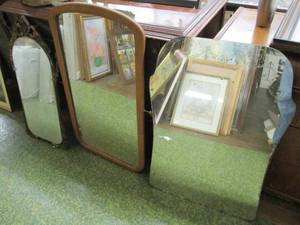lot 103 image: (3) Vintage Mirrors See Photos...