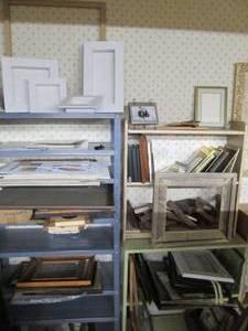 lot 121 image: Huge Lot of (1) Metal Shelf, & (2) ...