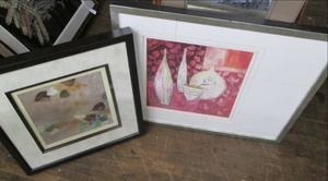 lot 135 image: (2) Wall Hangings See Photos ...