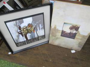 lot 136 image: (2) Tree Wall Hangings See Photos...