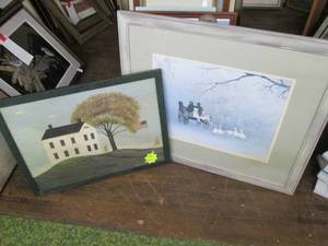 lot 141 image: (2) Wall Hangings See Photos ...