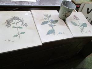 lot 143 image: (3) Wall Art Prints & (1) Home Dc...