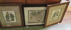 lot 150 image: (3) Framed Wall Art Pieces See Pho...