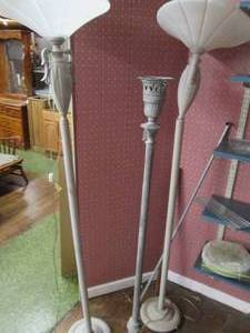 lot 156 image: 3 Floor Lamps RM#5...