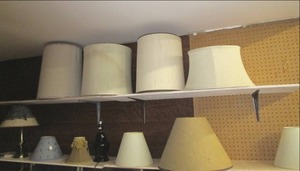lot 161 image: Large Lot of Lamp Shades & Table La...