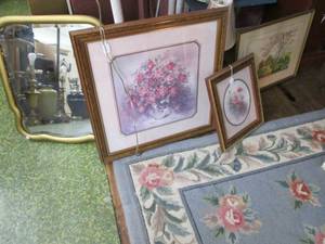 lot 169 image: (4) Framed Art Wall Hangings See P...