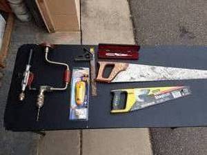 Saws, Hand Drills, Misc.