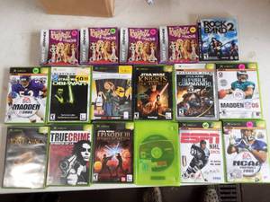 X-Box Games, 1-PS3 Game, 4-Game Boy Movies