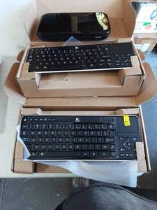 2-Logitech Revue Media Streamers With Keyboard (New)