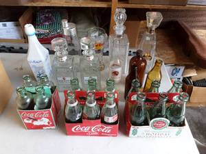 Collection Of Vintage Bottles & Decanters