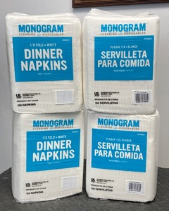 lot 35 image: Four Packs of Restaurant Napkins