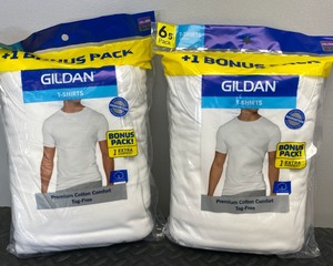lot 52 image: 2XL White T-Shirts Tag-Free (Qty 12)