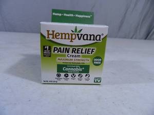 New Hempvana Pain Relief Cream
