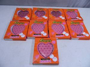 9 New Large Reeses Hearts