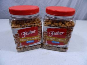 4 lbs 8 oz of Fisher Honey Roasted Peanuts