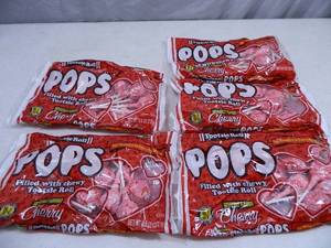 5 New Bags of Cherry Tootsie Pops