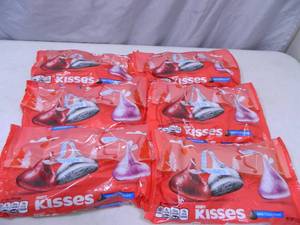 6 New 11oz Bags of Hershey Kisses