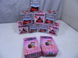Large Hershey Kisses and Ghirardelli