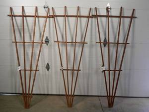 3 New Wood Garden Trellis