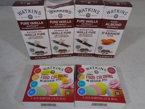 New Watkins Vanilla, Almond, Food Coloring
