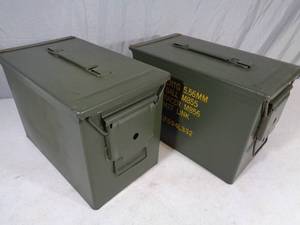 2 US Military Ammo Cans