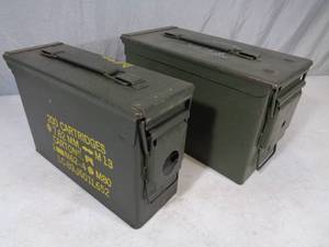 2 US Military Ammo Cans