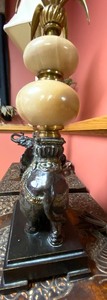 lot 9 image: Pair of Elephant Decorative Lamps