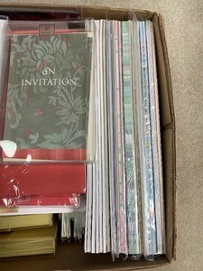 lot 14 image: Lot of Stationery, Invites and More