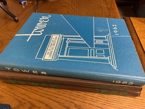lot 50 image: Four Vintage Yearbooks - Tower (Stout)