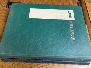 lot 52 image: Vintage Yearbooks Eastern Illinois (Warbler) 1966 and 1967