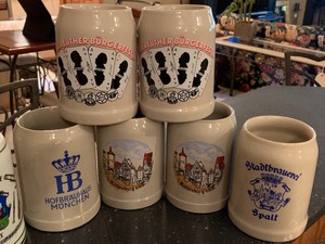 lot 131 image: Lot of Steins