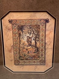 lot 137 image: Pair of Beautifully Framed Monkey Prints