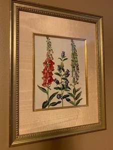 lot 186 image: Three Framed Botanical Prints