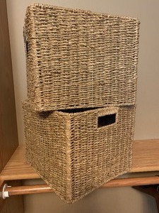 lot 193 image: Pair of Decorative Woven Baskets