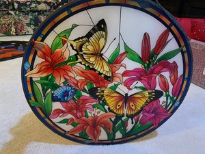 lot 224 image: Decorative Stain Glass