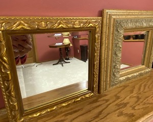 lot 142 image: Two Small Decorative Wall Mirrors