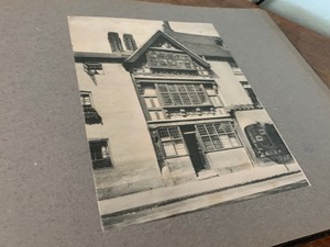 lot 17 image: Leather Bound Scrapbook Chester Kenilworth- Stratford on Avon