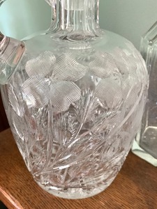 lot 23 image: Lot of Three Glass Decanters