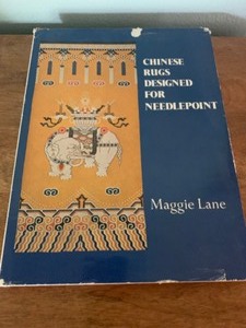 lot 51 image: Hardcover Book- Chinese Rugs Designed for Needlepoint - Maggie Lane