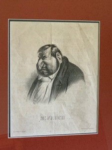 lot 70 image: Etching of Mr. Fruchi