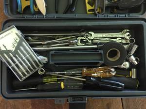 lot 105 image: Plano Tool Box Full Of Tools