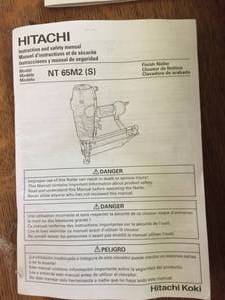 lot 123 image: Hitachi Finishing Nailer